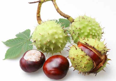 Kastanien Uebst si räich u vill wäertvoll Vitaminnen a Mikroelementer, déi fir d'Prostata profitéieren.