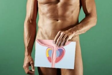 Ännerungen an der Prostata mat Prostatitis